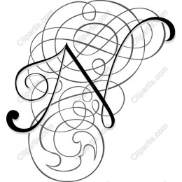 Creative Monogram Letter N
