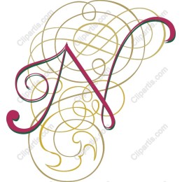 Elegant Artistic Letter N