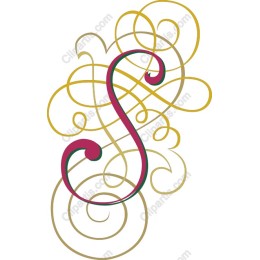 Elegant S Flourish
