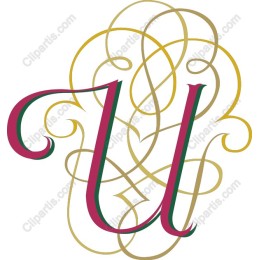 Ornate Letter U