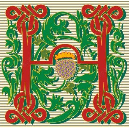 Elegant Grapevine 'H' Decorative