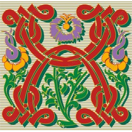 Floral Celtic Swirl