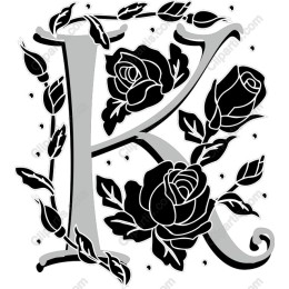Rose Letter K