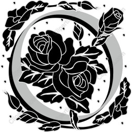 Elegant Black Rose