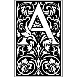 Ornate Letter A
