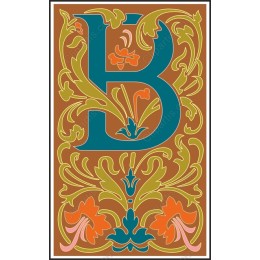 Elegant Floral Letter B