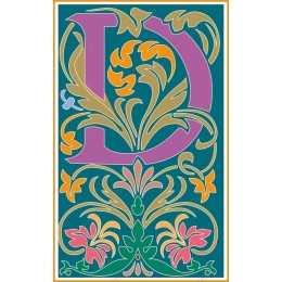 Floral Letter D