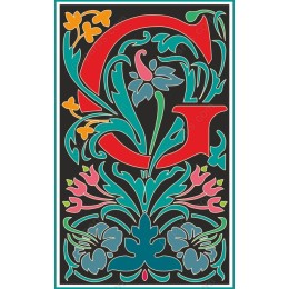 Floral Elegance - Letter 'G'