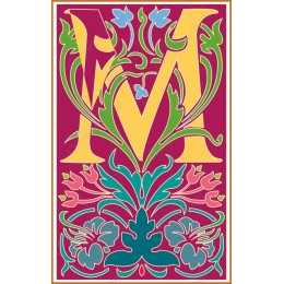 Floral Letter M