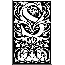 Elegant Floral Letter 'S'