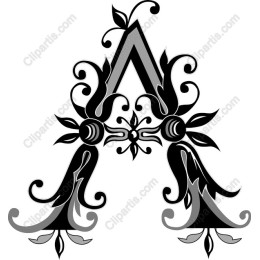 Elegant Ornate Letter A