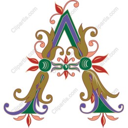 Ornate Letter A