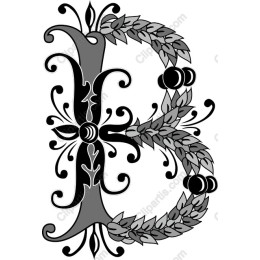 Elegant Ornate Letter B