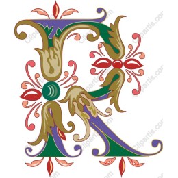 Ornate Letter 'R'