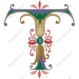 Ornate T Decorative