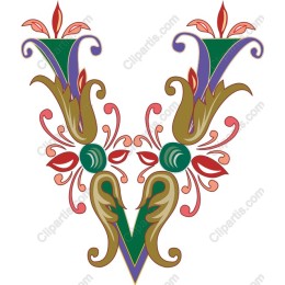 Elegant Floral Ornament
