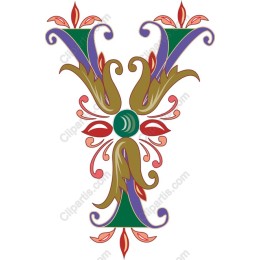 Elegant Floral Ornament