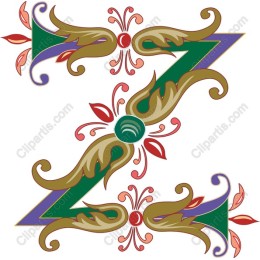 Ornate Letter Z