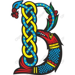 Vibrant Mythical Serpent B