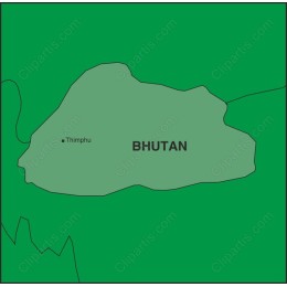 Bhutan Map