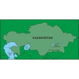 Kazakhstan Map