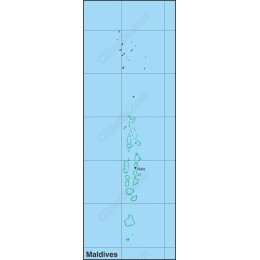 Maldives Map