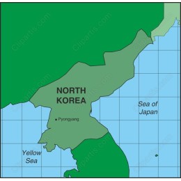 North Korea Detailed Map