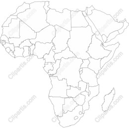 Africa Map - and