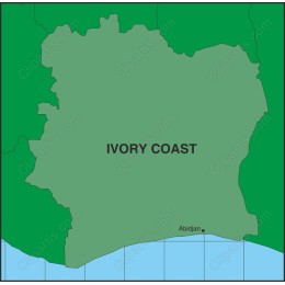 Ivory Coast Map
