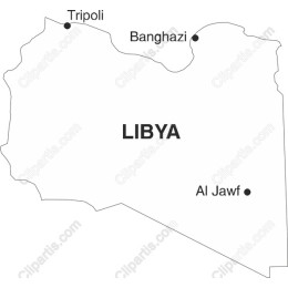 Libya Map in