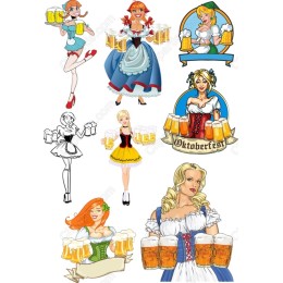 Oktoberfest Beer Maidens Collection