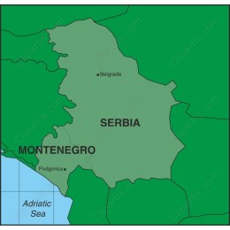 Serbia Map