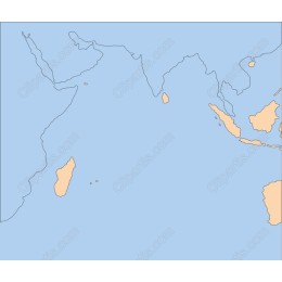 Indian Ocean Region Map