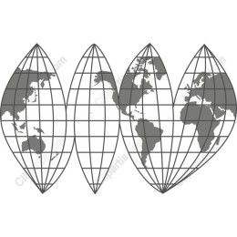 World Map - Modern Globe