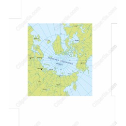 Arctic Ocean Map
