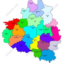 Vibrant Regional Map
