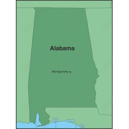 Alabama State Map
