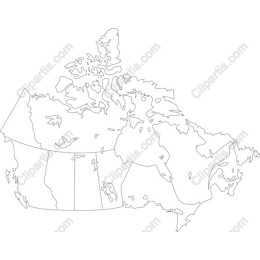 Canada Outline Map