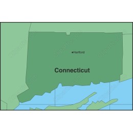 Connecticut State Map