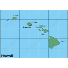 Hawaiian Islands Maps Available