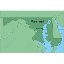 Maryland State Map
