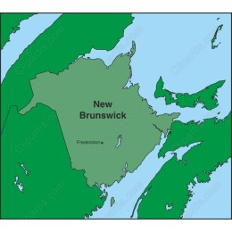 New Brunswick Map