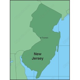 New Jersey State Map