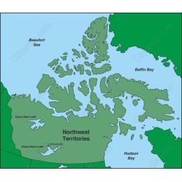 Northwest Territories Map - Educational