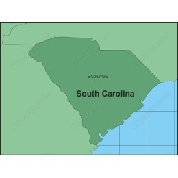 South Carolina Map