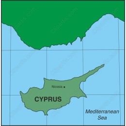 Map of Cyprus