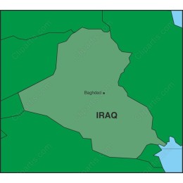 Iraq Map - Educational and Graphic Resource