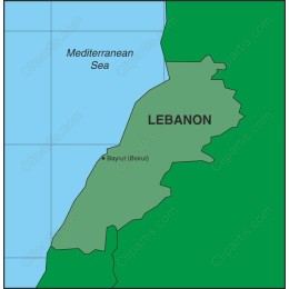 Lebanon Map