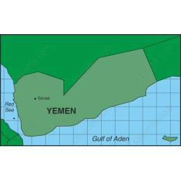 Yemen Map for Educational & Professional Use