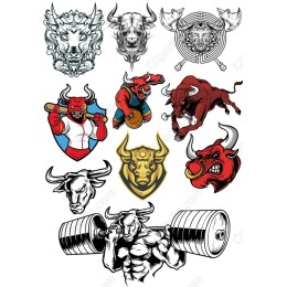 Bull-Themed Collection - and Bundle